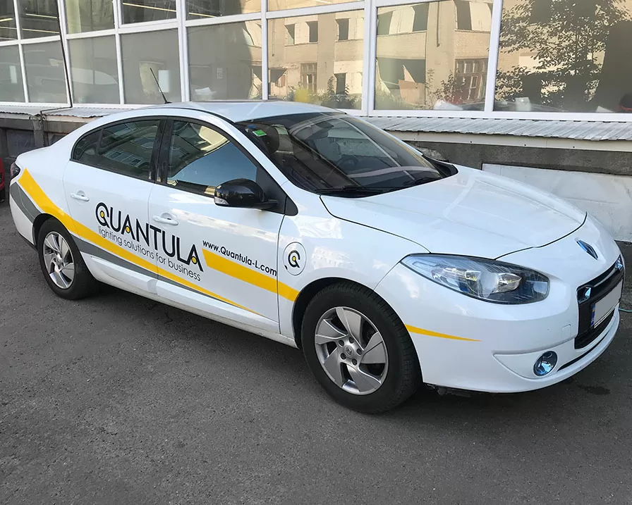 Обклеювання авто рекламною графікою зразок 4