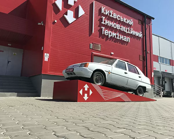 Стела рекламна з LED підсвіткою зразок 7